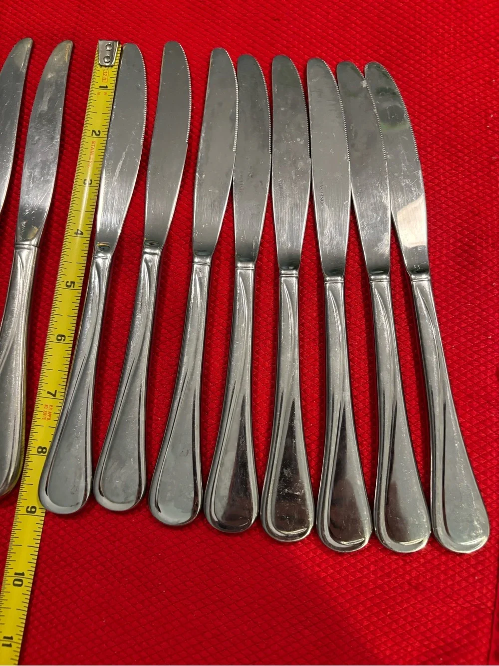 Make offer! Oneida Flight Stainless Steel Knife Set of 16